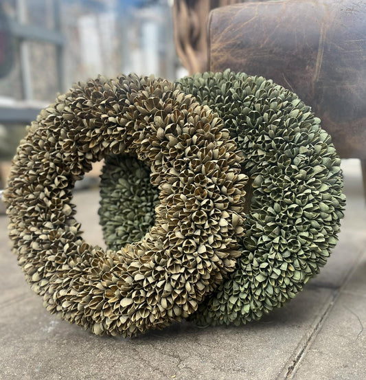 Kranz Natur/grün Türkranz Wandkranz 40 cm Durchmesser