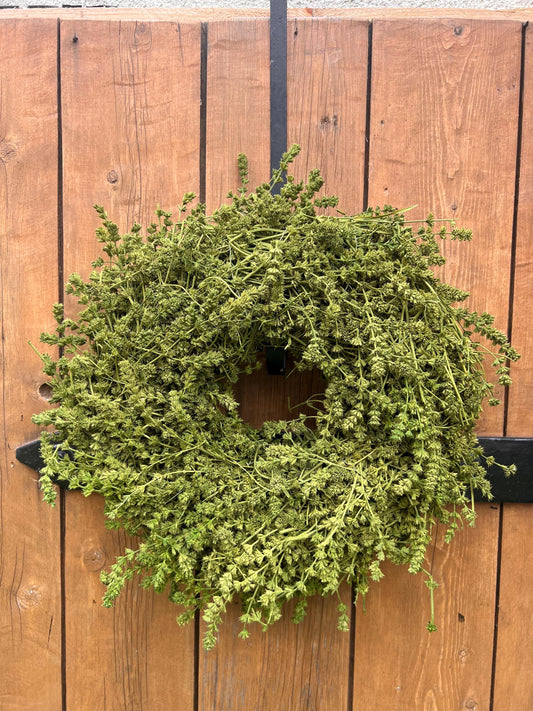 Lavendel Kranz in Salbei Grün, für Tür und Wand ca. 35 cm Durchmesser