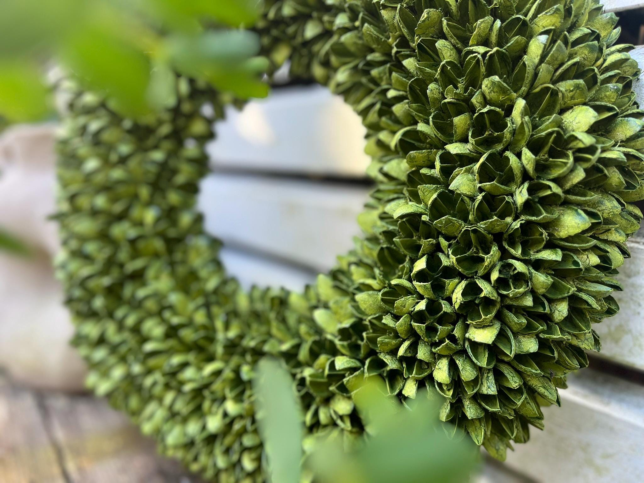 Kranz Grün Türkranz Wandkranz 40 cm Ø