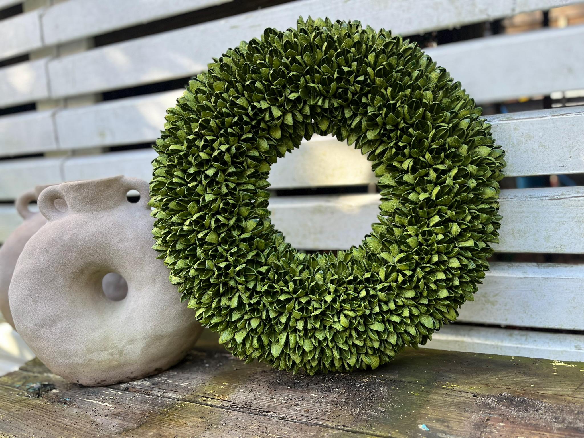 Kranz Grün Türkranz Wandkranz 40 cm Ø