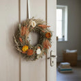 Bild in Galerie-Betrachter laden, Türkranz Trockenblumen 30 cm – Frühlingskranz mit Naturmaterial – Haustürdeko & Indoor – Boho, Vintage
