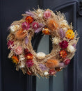 Bild in Galerie-Betrachter laden, Türkranz Trockenblumen 30 cm – Frühlingskranz mit Naturmaterial – Haustürdeko & Indoor – Boho, Vintage
