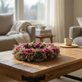 Bild in Galerie-Betrachter laden, Türkranz Trockenblumen 30 cm – Frühlingskranz mit Naturmaterial – Haustürdeko & Indoor – Boho, Vintage

