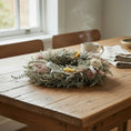 Bild in Galerie-Betrachter laden, Türkranz Trockenblumen 30 cm – Frühlingskranz mit Naturmaterial – Haustürdeko & Indoor – Boho, Vintage
