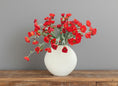 Bild in Galerie-Betrachter laden, Kunstblumen Kranz | Künstlicher Mohnblumen Zweig Rot – Bild 1
