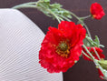 Bild in Galerie-Betrachter laden, Kunstblumen Kranz | Künstlicher Mohnblumen Zweig Rot – Bild 4
