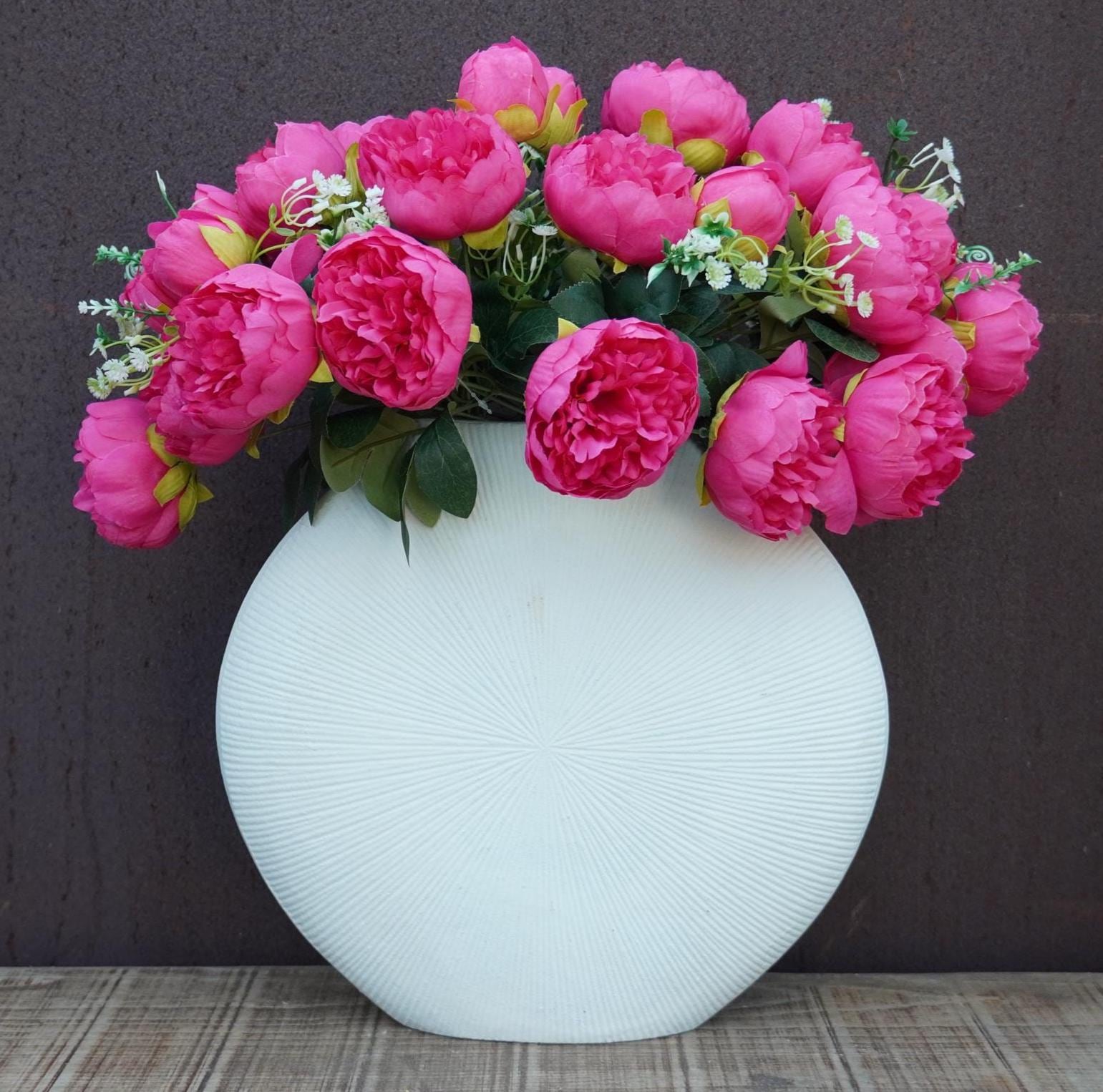Brautstrauß Kunstblumen | Kunstblumenstrauß Pink – Bild 5