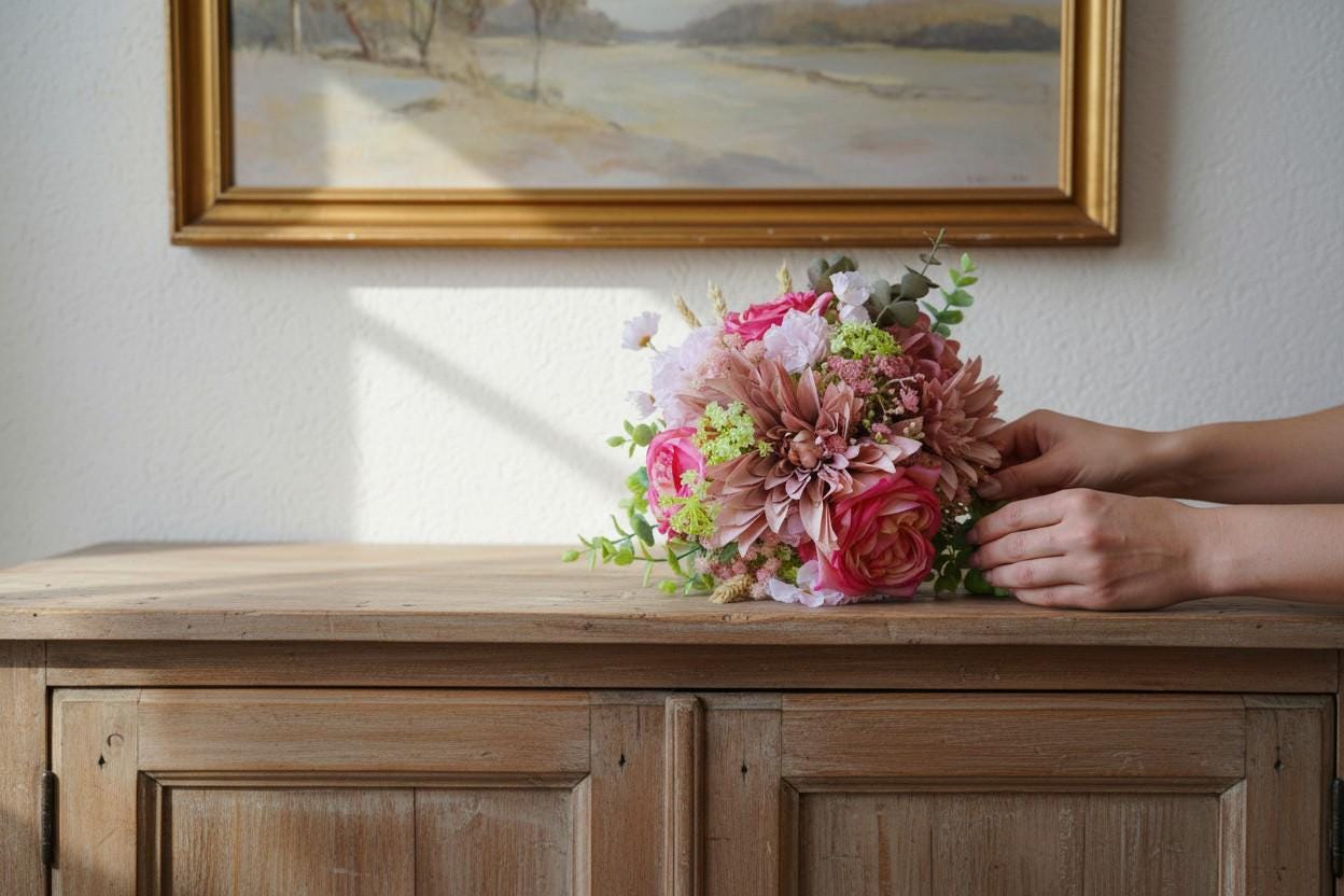 Brautstrauß Kunstblumen | Brautstrauß aus Kunstblumen – Bild 9