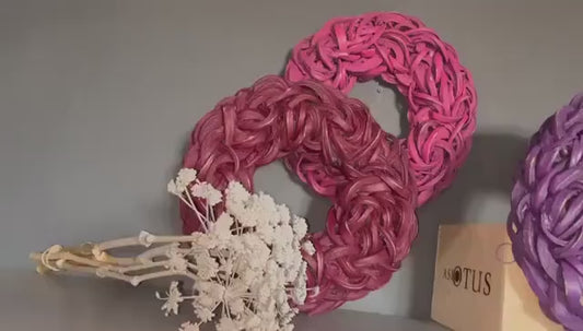 Special Edition Türkranz Wandkranz Kranz in 40 cm Durchmesser, Praktische Aufhängung