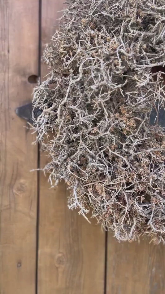 Vintage wild Bonsai-Kranz Türkranz Wandkranz