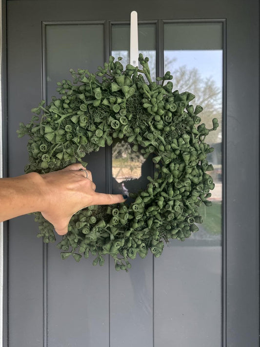Naturkranz aus Eukalyptusfrüchten – handgebunden, rustikal & zeitlos, in ca 30 oder ca 45 cm