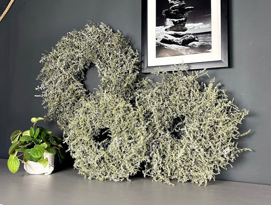 Eleganter Wandkranz / Türkranz, Grüner Asparagus-Kranz 28, 35 und 45 cm Durchmesser - Kranzshop